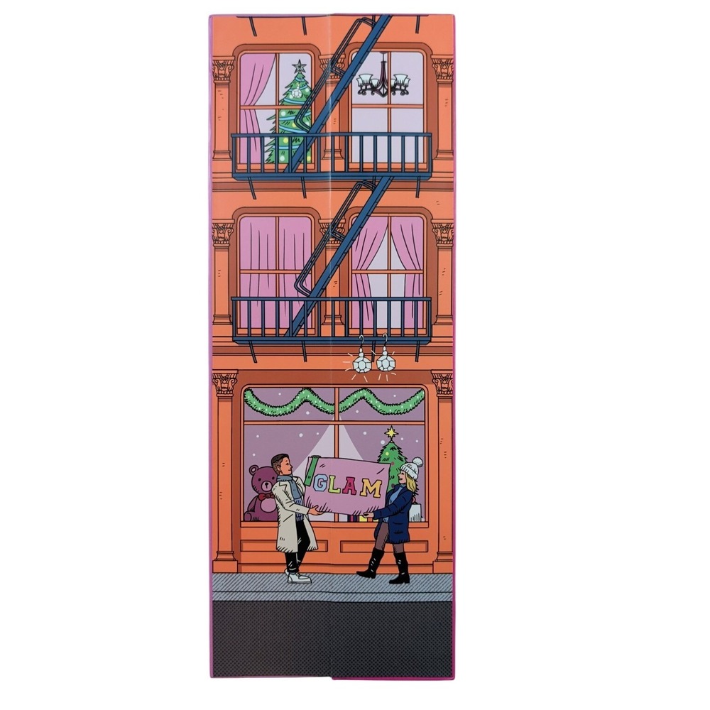 IPSY Holiday Advent Calendar 25 Day Empty Reusable Gift Box NYC Storefront Pink - Picture 3 of 9
